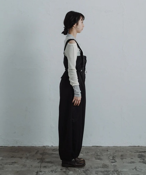 サロペット オーバーオール twill parachute overalls レディース