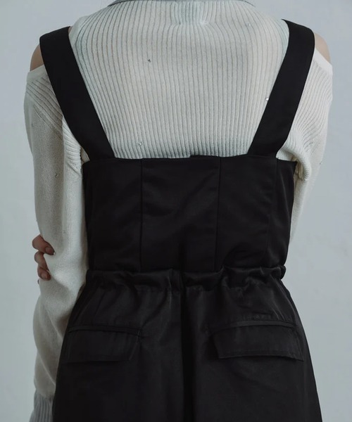 サロペット オーバーオール twill parachute overalls レディース