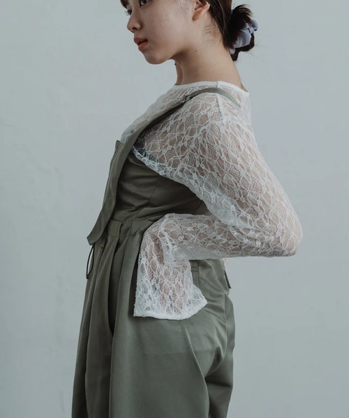 サロペット オーバーオール twill parachute overalls レディース
