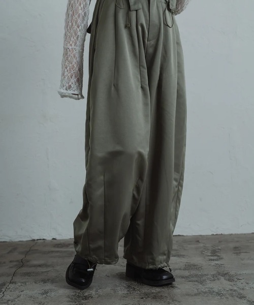 サロペット オーバーオール twill parachute overalls レディース
