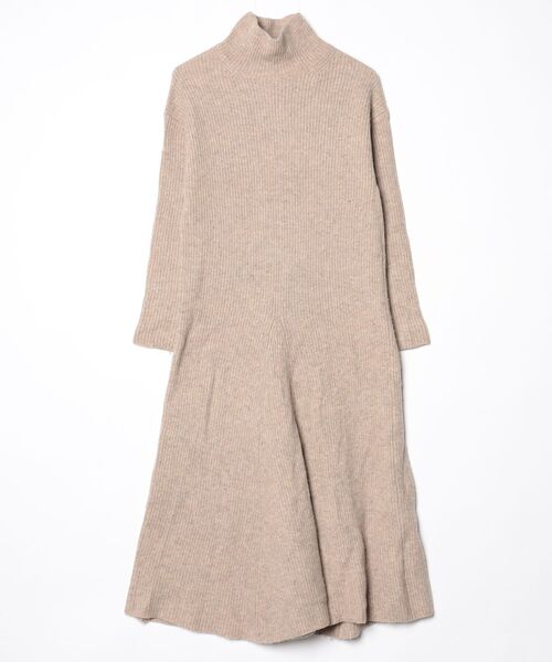 SLOBE IENA（スローブイエナ） ニットワンピース - ベージュ