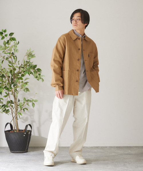 Le LABOUREUR（ル ラブルール） カバーオール 3 ブラック メンズ