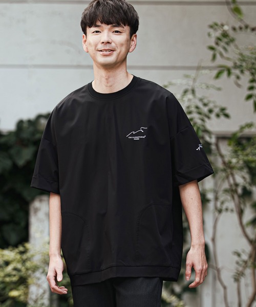 tシャツ mt10125- 刺繍半袖PO-NOBIRU P Tシャツ(262-1324-20) メンズ