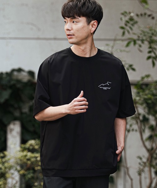 tシャツ mt10125- 刺繍半袖PO-NOBIRU P Tシャツ(262-1324-20) メンズ