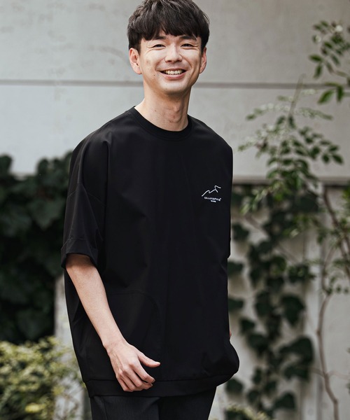 tシャツ mt10125- 刺繍半袖PO-NOBIRU P Tシャツ(262-1324-20) メンズ