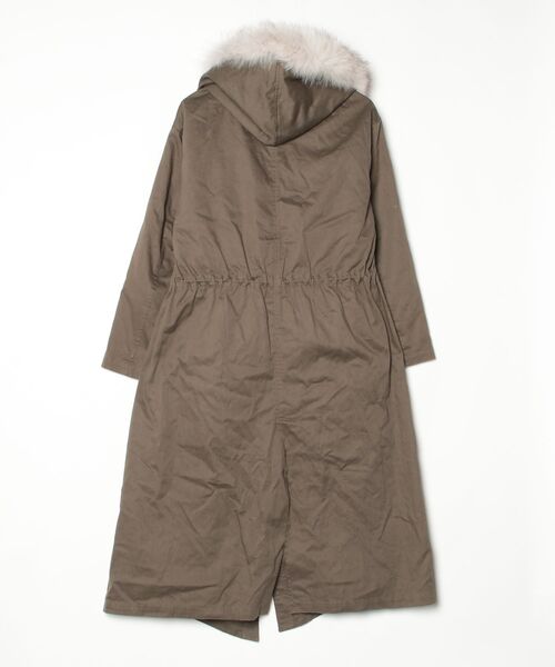 「DRWCYS」 モッズコート L グリーン レディース_画像2