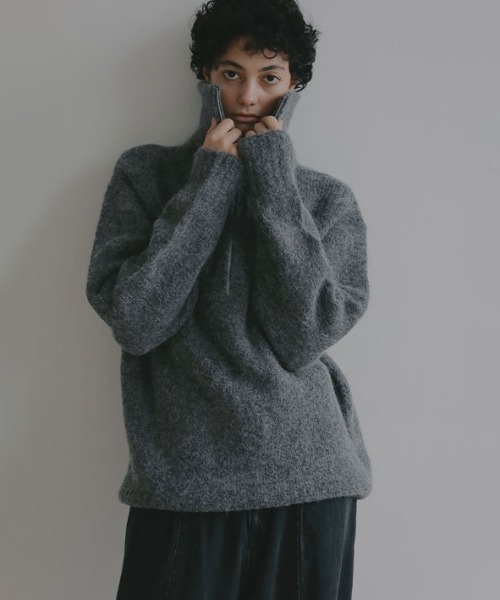 ETRE TOKYO（エトレトウキョウ） ニット セーター ハーフジップ