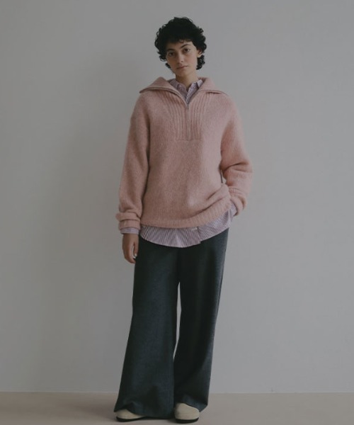 ETRE TOKYO（エトレトウキョウ） ニット セーター ハーフジップ