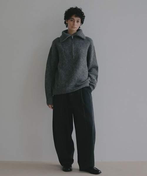 新品タグ付　ETRE TOKYOエトレトウキョウ ハーフジップ　ニット　セーター ETRE TOKYO（エトレトウキョウ） ニット セーター ハーフジップ