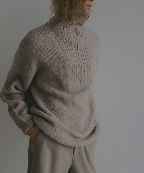 ETRE TOKYO（エトレトウキョウ） ニット セーター ハーフジップ