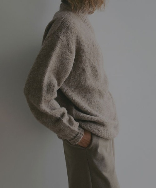 ETRE TOKYO（エトレトウキョウ） ニット セーター ハーフジップ