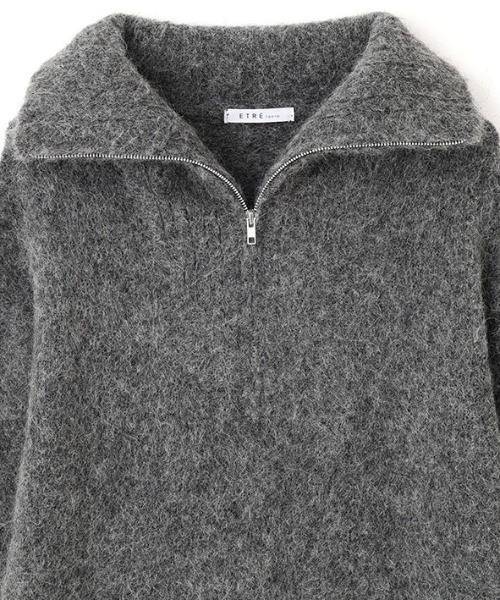 ETRE TOKYO（エトレトウキョウ） ニット セーター ハーフジップ