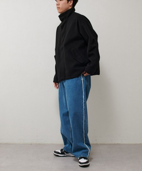 m*☻様 Ciaopanic TYPY ブラックジャケット ONE CIAOPANIC TYPY - CIAOPANIC TYPY ノーカラージャケット 総裏地 ONE 黒