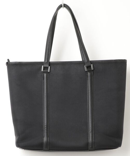 極美品 タケオキクチ モノトーン トートバッグ ビジネス 合成皮革 ブラック TAKEO KIKUCHI（タケオキクチ） トートバッグ スマート モノトーン