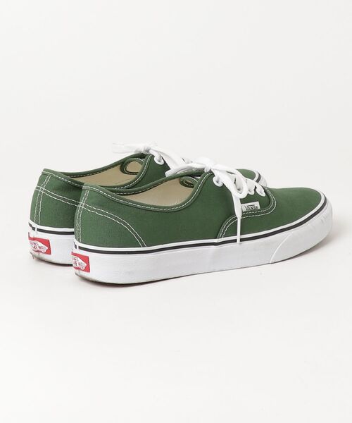 「VANS」 ローカットスニーカー 24.5cm グリーン レディース_画像2