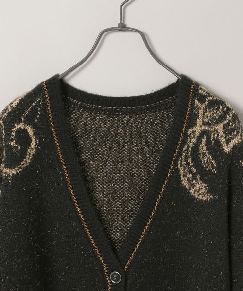 「JEANASIS」 ニットカーディガン FREE ホワイト系その他 レディース_画像3