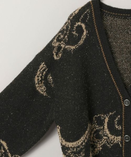 「JEANASIS」 ニットカーディガン FREE ホワイト系その他 レディース_画像4