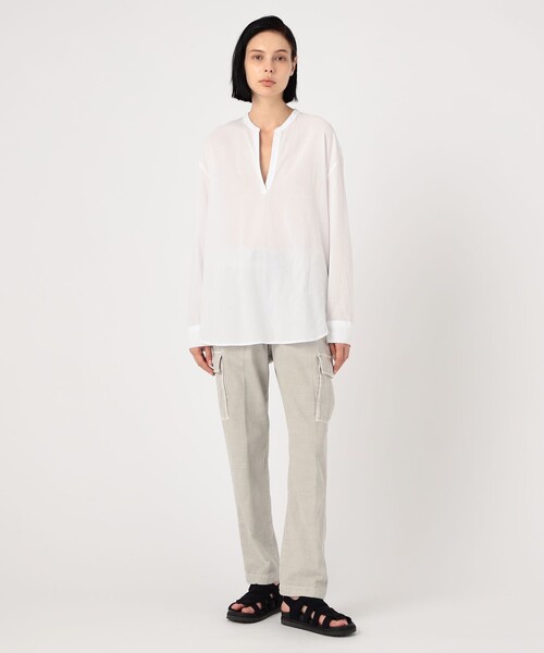 「JAMES PERSE」 カーゴパンツ 1 ライトグレー レディース_画像2