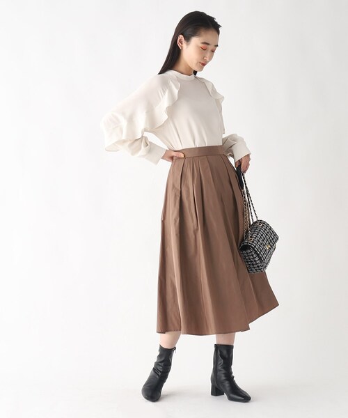 「OPAQUE.CLIP」 長袖ブラウス 38 ブラック レディース_画像7