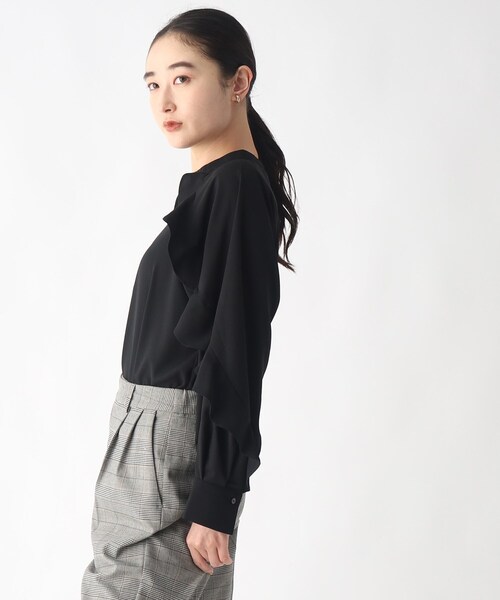 「OPAQUE.CLIP」 長袖ブラウス 38 ブラック レディース_画像10