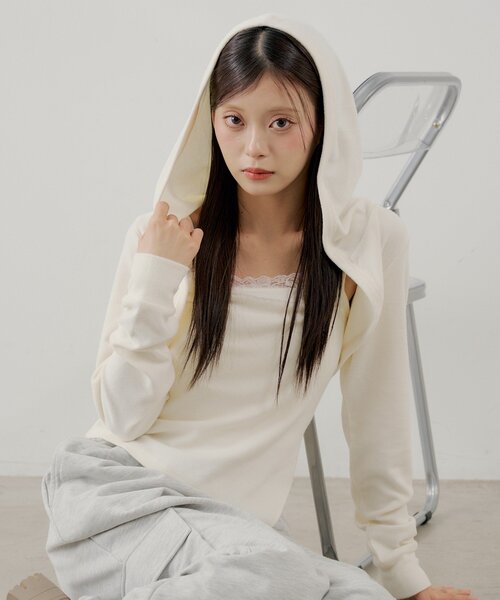 こちろー Chico（チコ） tシャツ レースキャミ+フードボレロセット レディース