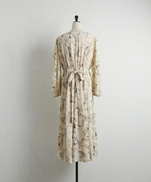 「&. NOSTALGIA」 長袖ワンピース FREE ライトベージュ レディース_画像5