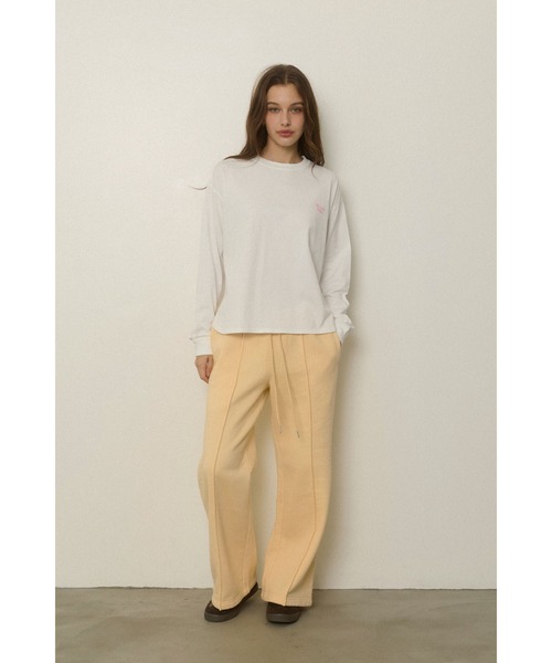 ALEXIA STAM（アリシアスタン） tシャツ Wellness Back Message Long