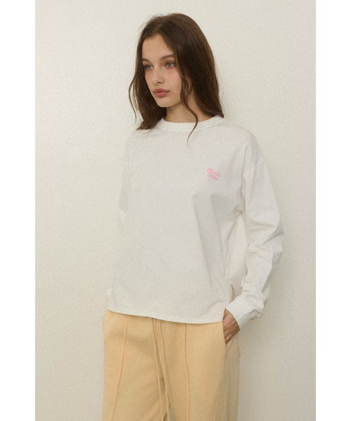 ALEXIA STAM（アリシアスタン） tシャツ Wellness Back Message Long