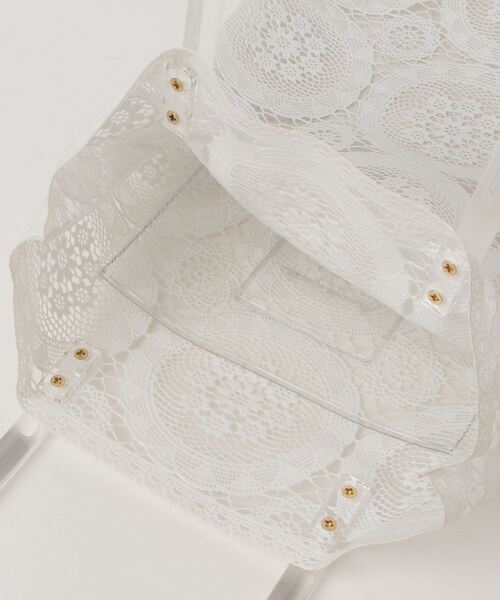 「mame」 ハンドバッグ - ホワイト レディース_画像4