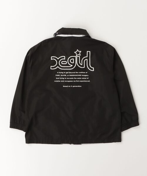 「X-girl Stages」 「KIDS」ジャケット 120cm ブラック キッズ_画像2