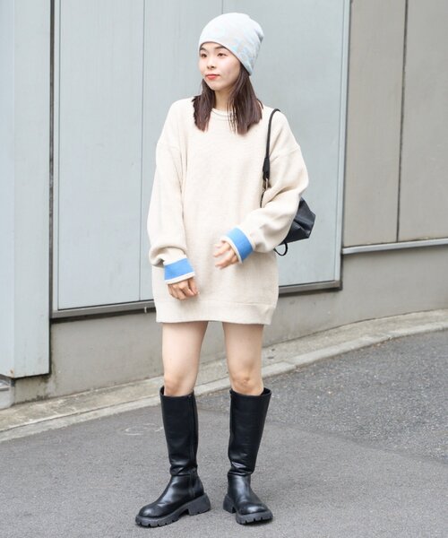 「CIAOPANIC TYPY」 長袖ニット MEDIUM ブルー メンズ_画像4