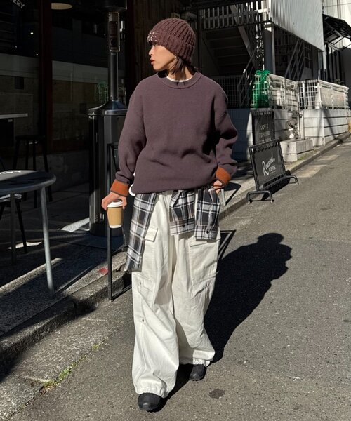 「CIAOPANIC TYPY」 長袖ニット MEDIUM ブルー メンズ_画像5