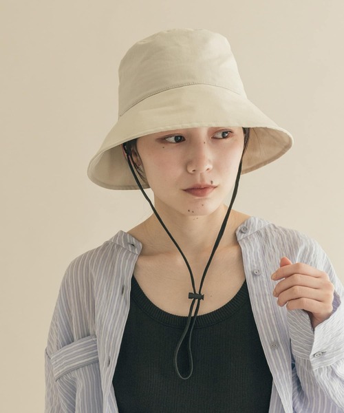 「SMELLY」 ハット - ブラック レディース_画像9