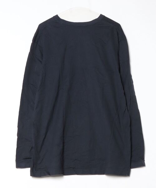 「and wander」 長袖Tシャツ - ネイビー メンズ_画像2