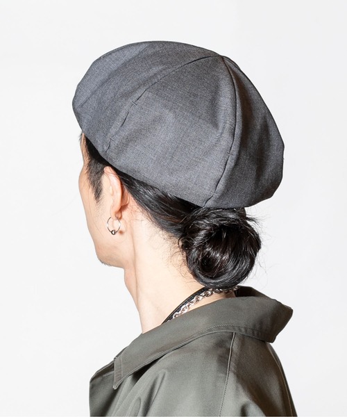 「CA4LA」 ベレー帽 ONESIZE ブラック レディース_画像7
