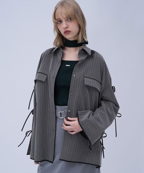 HAREシャツまとめ売り HARE（ハレ） ブラウス シャツ パイピングBIGシャツ(HARE) レディース