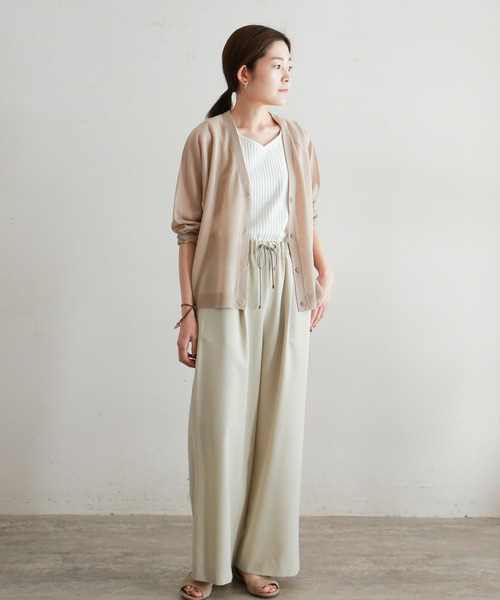 「NOMBRE IMPAIR」 カーディガン FREE ホワイト レディース_画像2