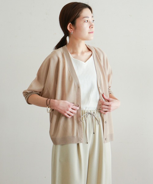 「NOMBRE IMPAIR」 カーディガン FREE ホワイト レディース_画像8