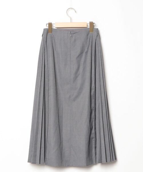 「LE CIEL BLEU」 プリーツスカート 36 グレー レディース_画像2