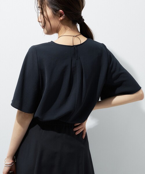 ブラウス シャツ 「着る日傘」シフォンドッキングブラウス レディースの画像