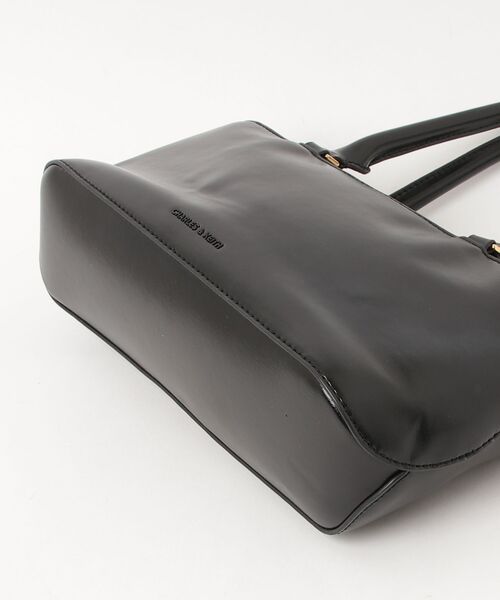 CHARLES & KEITH」 トートバッグ M ブラック レディース 【公式通販】