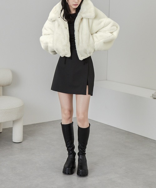 「nui nullu」 ジャケット FREE グレー レディース_画像8