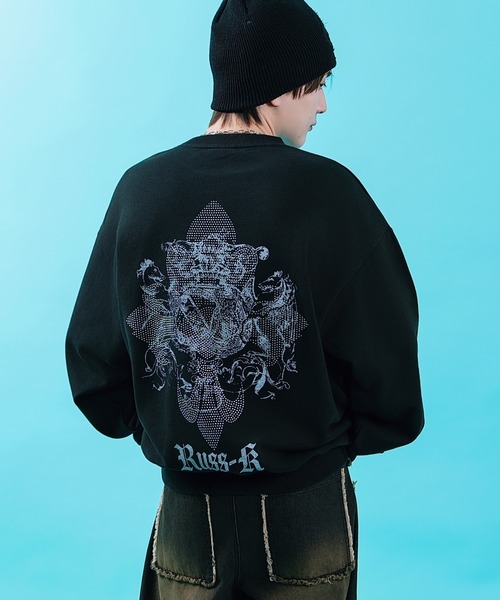 RUSSーK（ラスケー） トレーナー スウェット 「RUSS-K」ヴィンテージ