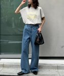 tシャツ 半袖 アシッド加工裏毛フレンチスリー...の詳細画像3