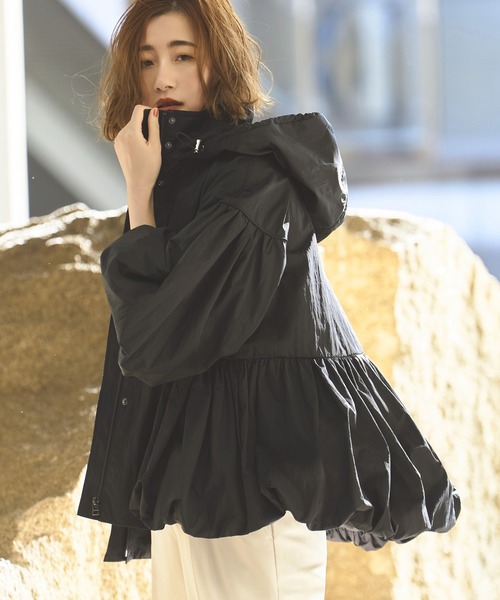 「RUIRUE BOUTIQUE」 マウンテンパーカー S ブラック レディース_画像6