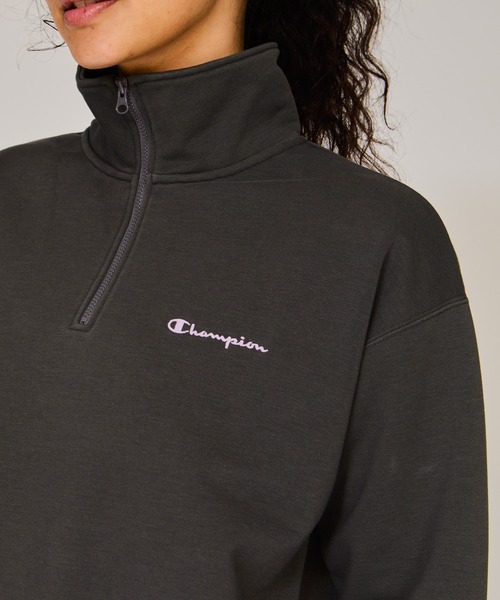 「Champion」 スウェットカットソー LARGE ブラック系その他 レディース_画像4