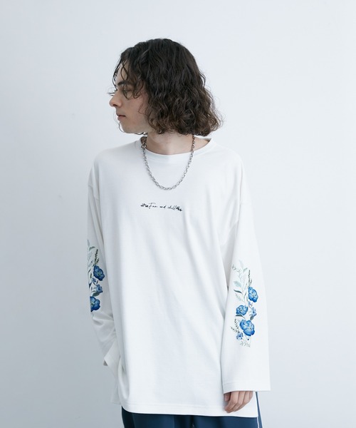 「JUNRED」 長袖Tシャツ L ブラック メンズ_画像3