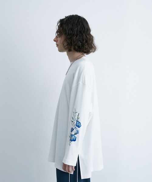 「JUNRED」 長袖Tシャツ L ブラック メンズ_画像8