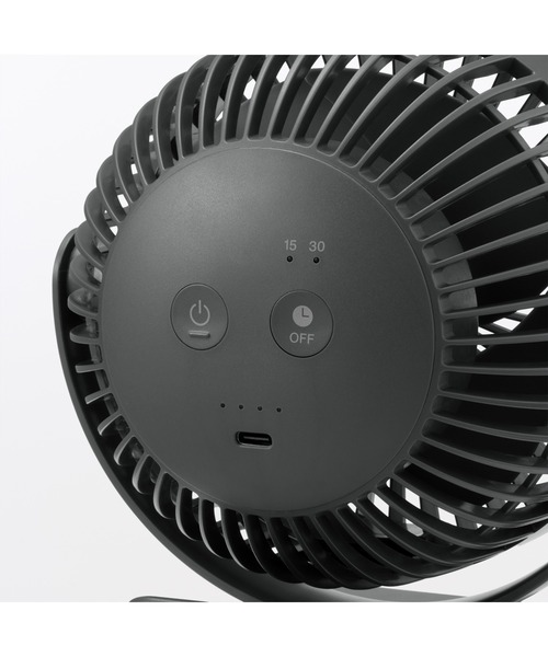 無印良品（MUJI） 置いても使える 充電式クリップファン : ZOZOTOWN