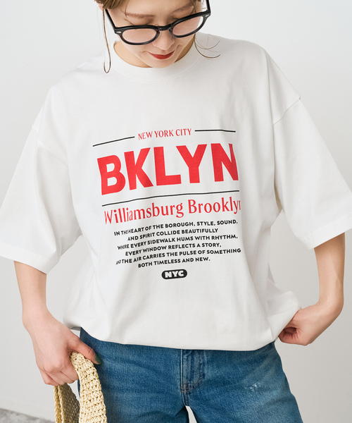 今期spick＆span ロゴTシャツ Spick＆Span（スピック アンド スパン） tシャツ 「WEB限定 / 追加